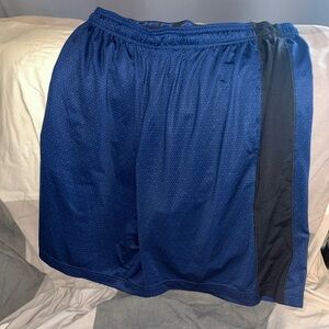 Under Armor Men's Athletic Shorts in Blue and Black